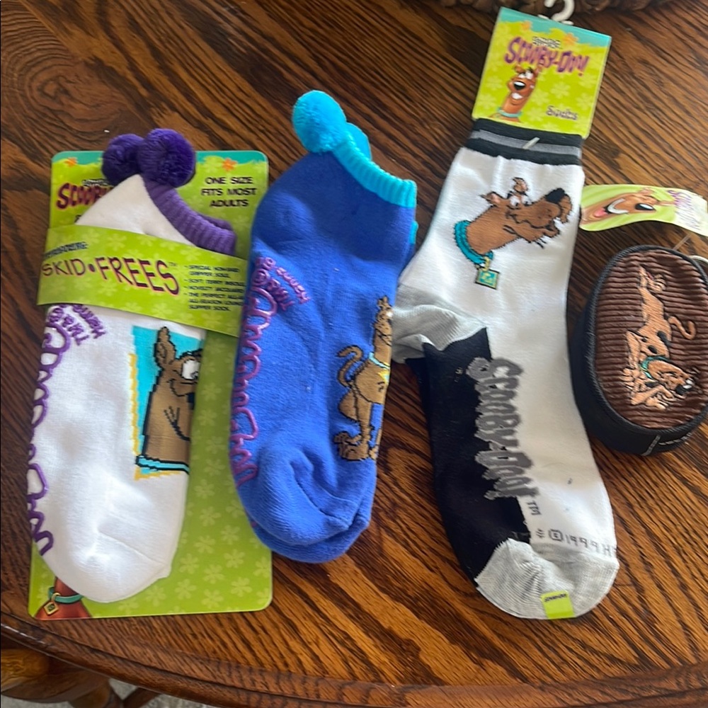 Cartoon Network Scooby-Doo Socks Set - Blue, White, Black